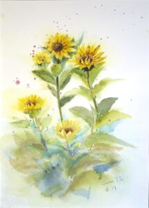 Die Sprache der Sonne, 27 x 39 cm