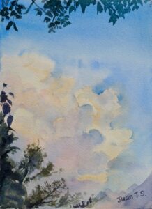 Die Wolke, Watercolor